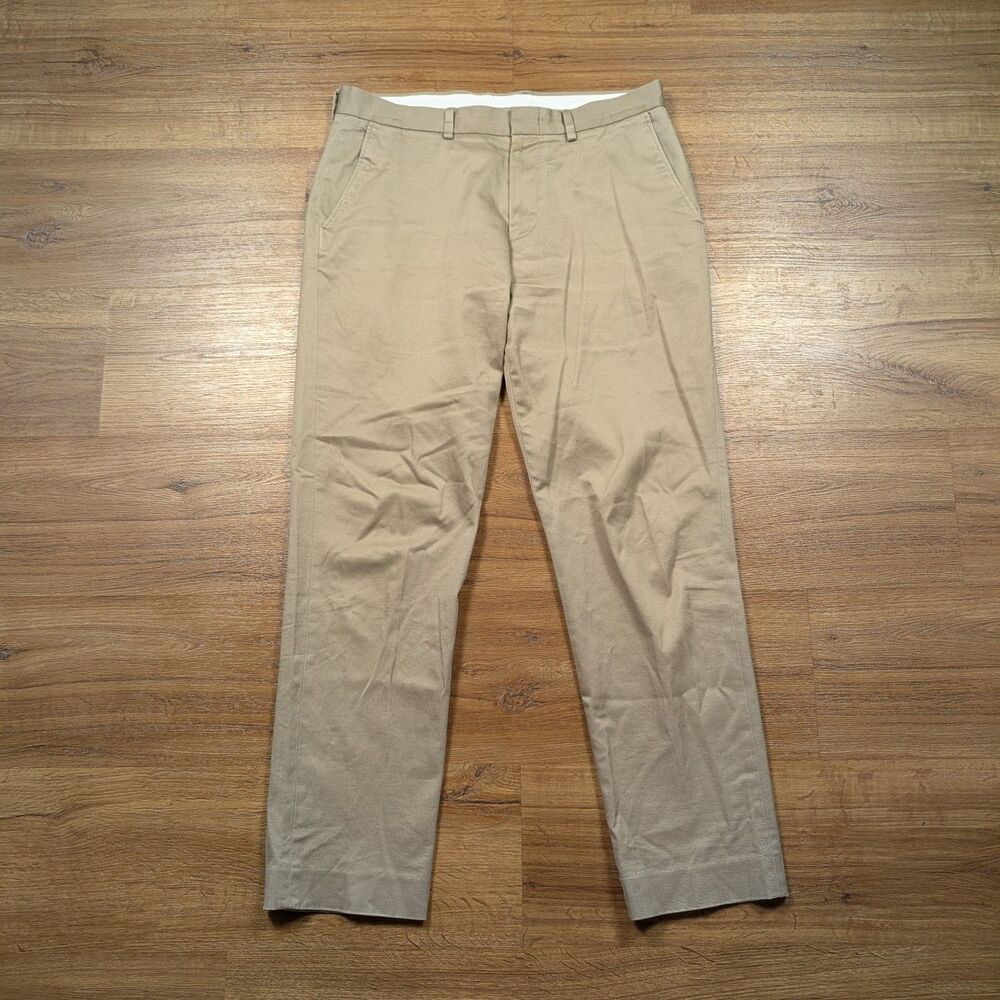 J Crew Ludlow Slim Chino Pants Men's 31x30(29) Beige Cotton Blend Business